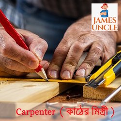 Carpenter Mr. Sujit Khanra in Shibganj